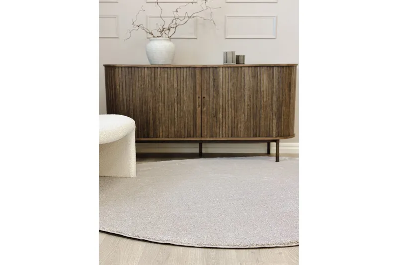 Tvättbar Matta Soft Shape - 240x340 cm, Melerad Linne - Textilier & mattor - Mattor - Flatvävda mattor