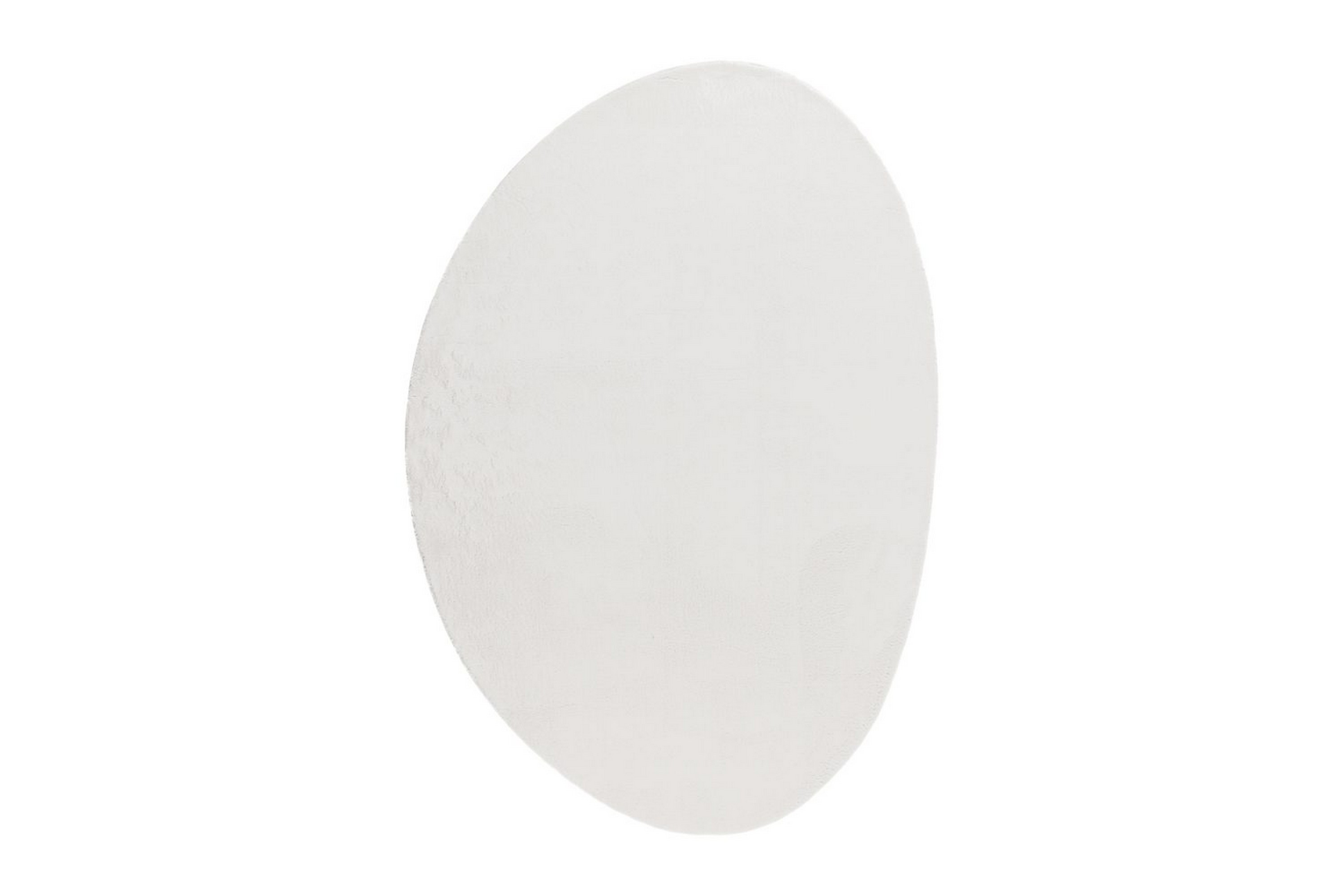 tvättbar matta soft shape - 240x340 cm, vit