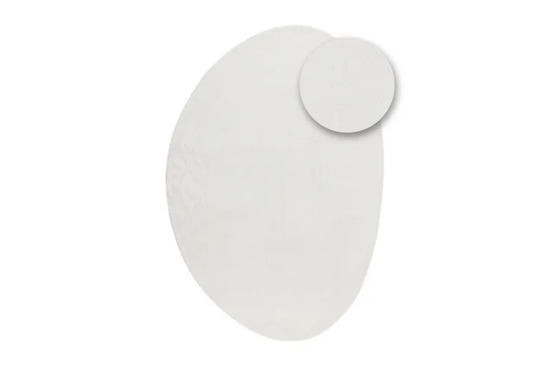 Tvättbar Matta Soft Shape - 240x340 cm, Vit - Textilier & mattor - Mattor - Flatvävda mattor