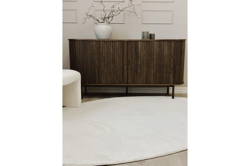 Tvättbar Matta Soft Shape - 240x340 cm, Vit - Textilier & mattor - Mattor - Flatvävda mattor