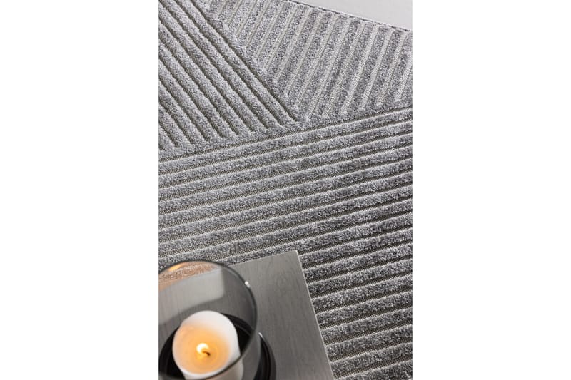 Aron Plastmatta 240x340 cm - Grå - Textilier & mattor - Mattor - Utomhusmattor - Plastmattor