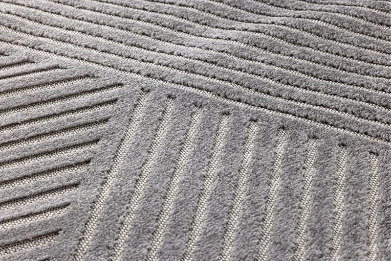 Aron Plastmatta 200x290 cm - Grå - Textilier & mattor - Mattor - Utomhusmattor - Plastmattor