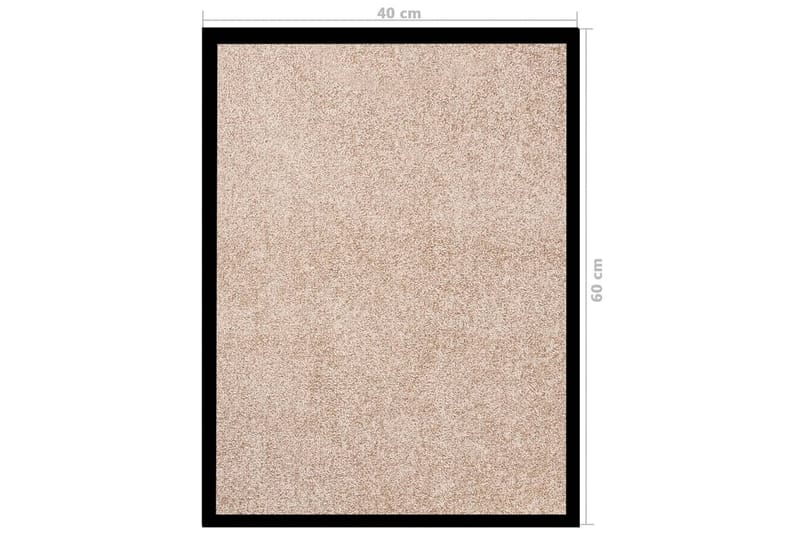 Dörrmatta beige 40x60 cm - Beige - Textilier & mattor - Mattor - Utomhusmattor - Dörrmattor & entrémattor