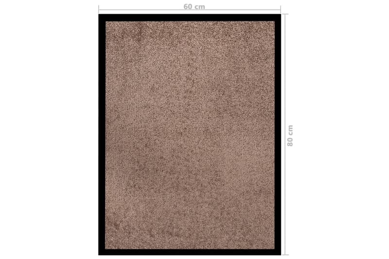 Dörrmatta brun 60x80 cm - Brun - Textilier & mattor - Mattor - Utomhusmattor - Dörrmattor & entrémattor