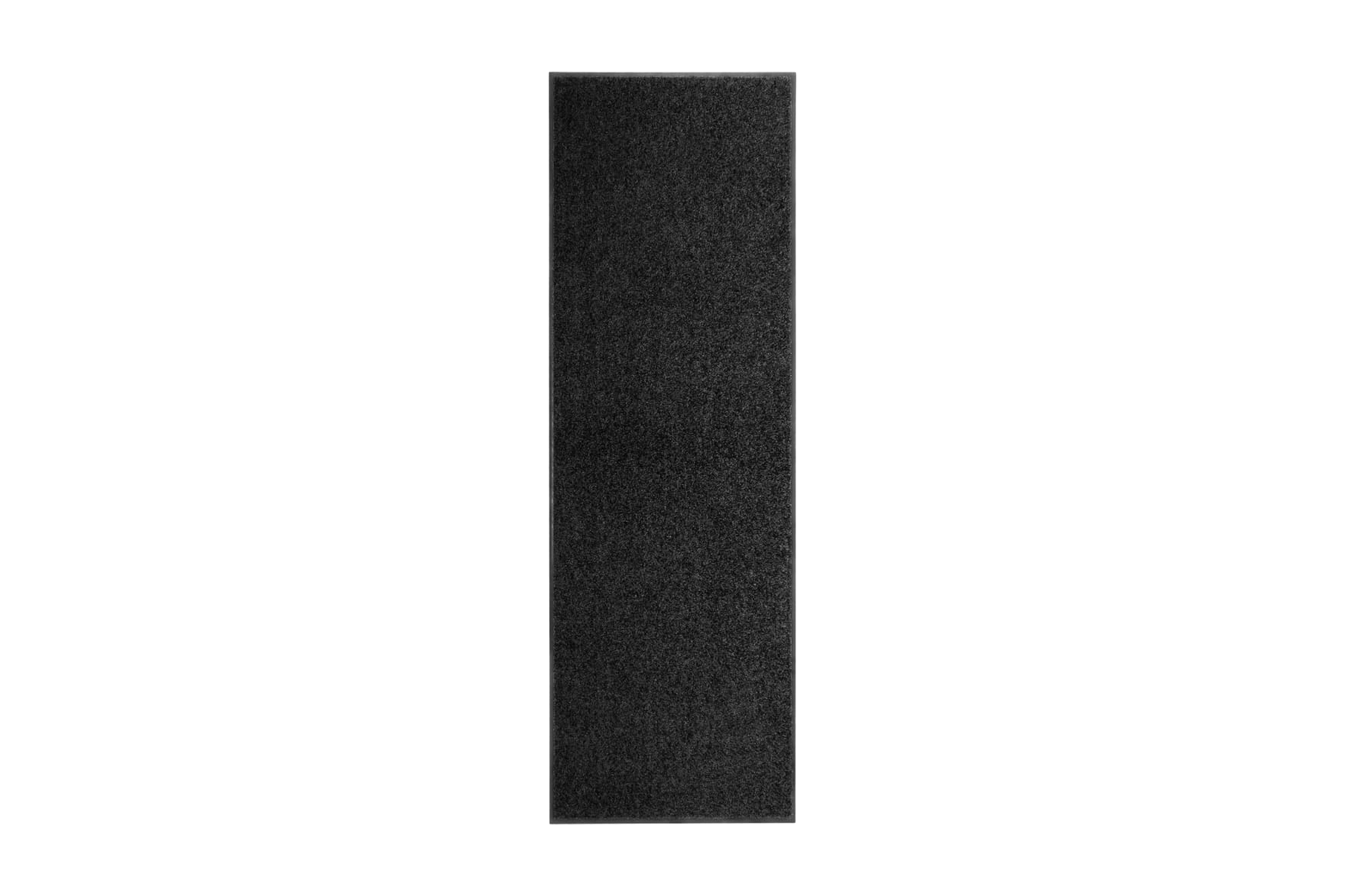 Dörrmatta tvättbar svart 60×180 cm – Svart