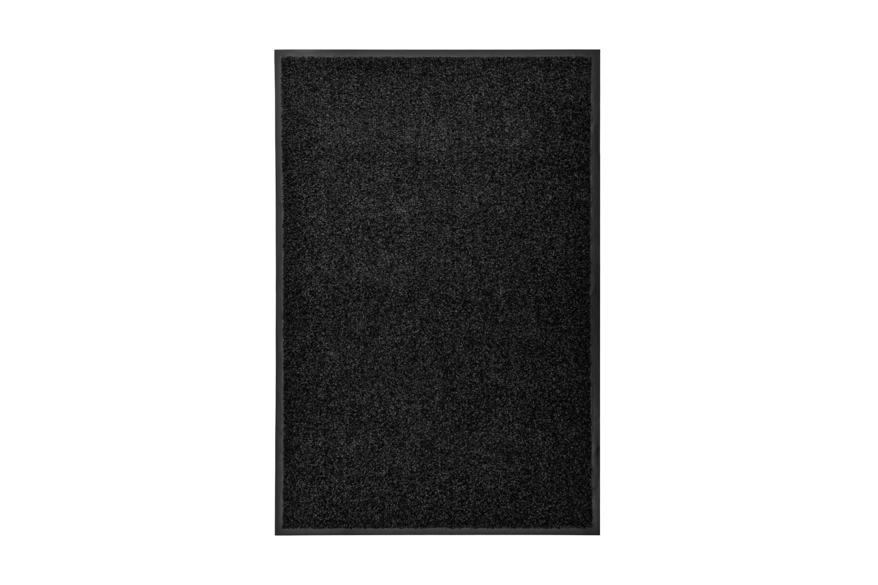 Dörrmatta tvättbar svart 60×90 cm – Svart