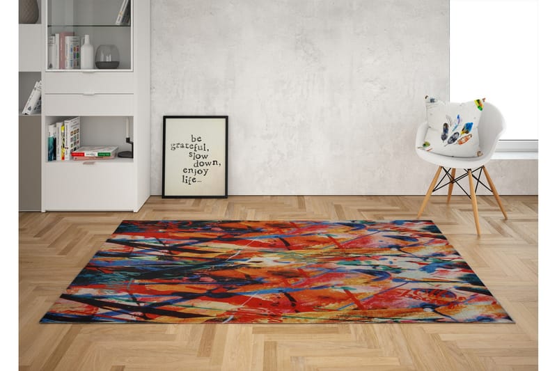 ANSLEY Entrematta 80x200 cm Flerfärgad - Textilier & mattor - Mattor - Utomhusmattor - Dörrmattor & entrémattor