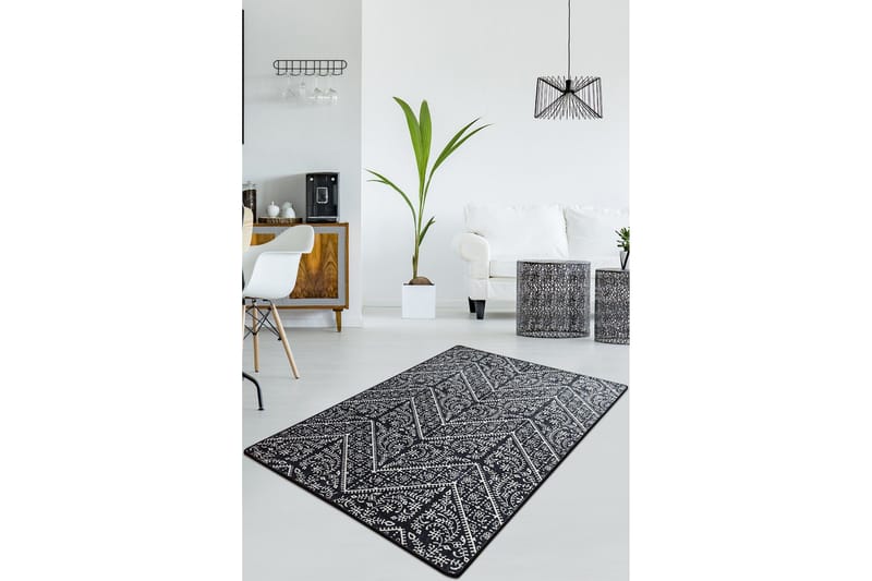 Assaggie Entrematta 60x140 cm - Svart/Sammet - Textilier & mattor - Mattor - Utomhusmattor - Dörrmattor & entrémattor