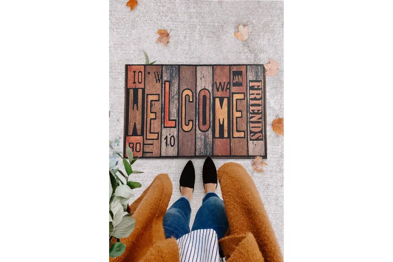 Camarada Dörrmatta 45x70 cm - Flerfärgad - Textilier & mattor - Mattor - Utomhusmattor - Dörrmattor & entrémattor