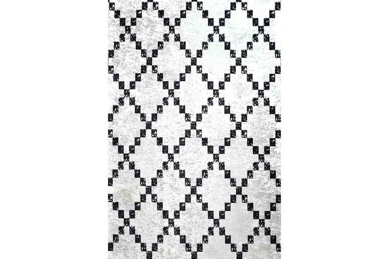 Chass Entrematta 80x200 cm - Vit/Svart/Sammet - Textilier & mattor - Mattor - Utomhusmattor - Dörrmattor & entrémattor