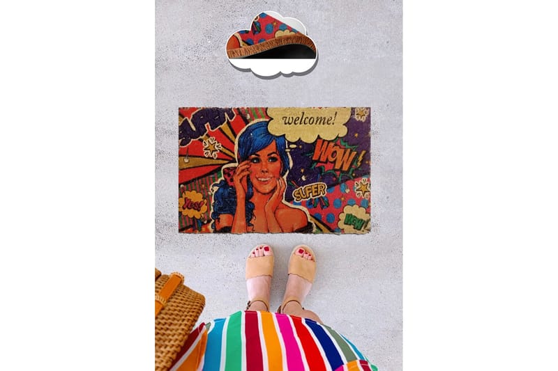 Chilai Dörrmatta 40x60 cm - PVC/Multifärgad - Textilier & mattor - Mattor - Utomhusmattor - Dörrmattor & entrémattor
