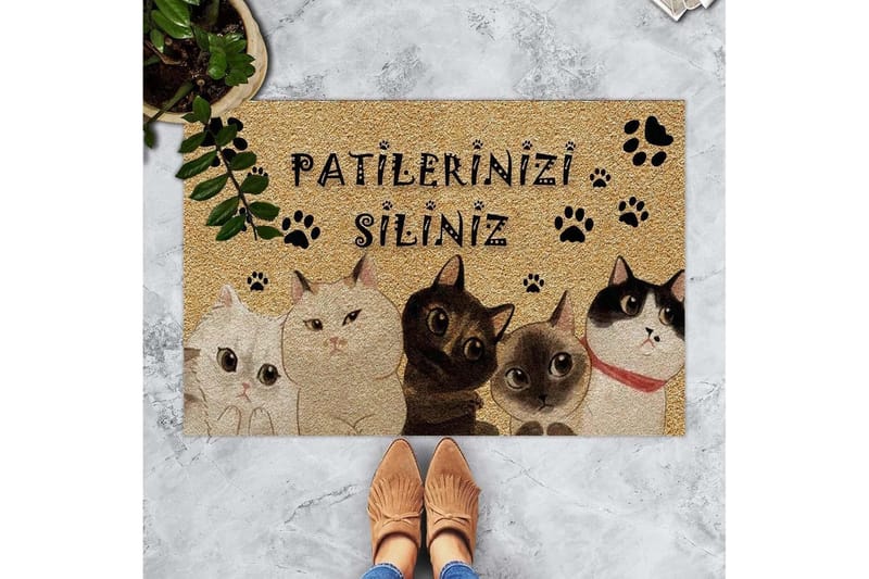 CHILAI Dörrmatta 45x70 cm PVC/Multifärgad - Textilier & mattor - Mattor - Utomhusmattor - Dörrmattor & entrémattor