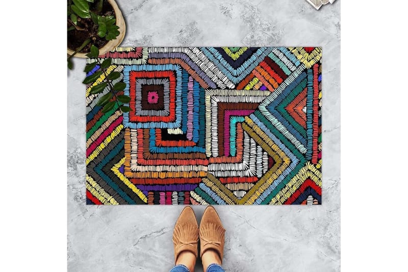 Chilai Dörrmatta 45x70 cm, PVC/Multifärgad