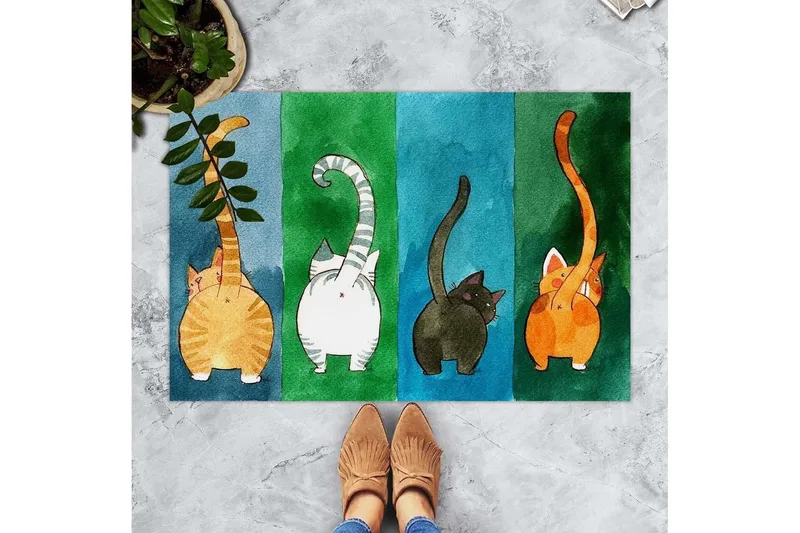 Chilai Dörrmatta 45x70 cm, PVC/Multifärgad