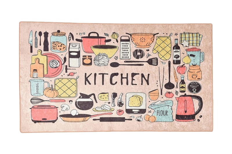 Contento Entrematta 80x200 cm - Flerfärgad/Sammet - Textilier & mattor - Mattor - Utomhusmattor - Dörrmattor & entrémattor