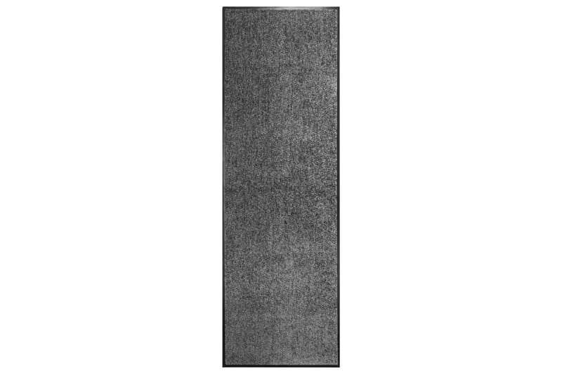 Dörrmatta antracit tvättbar 60x180 cm - Grå - Textilier & mattor - Mattor - Utomhusmattor - Dörrmattor & entrémattor