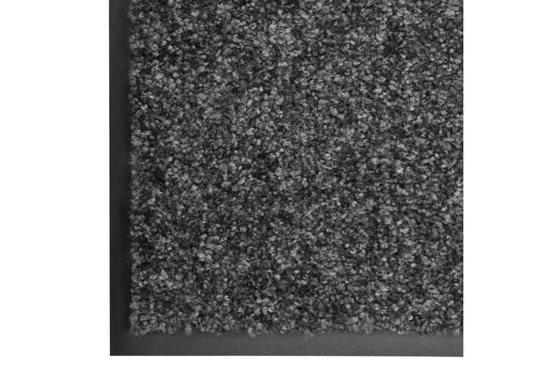 Dörrmatta antracit tvättbar 60x180 cm - Grå - Textilier & mattor - Mattor - Utomhusmattor - Dörrmattor & entrémattor