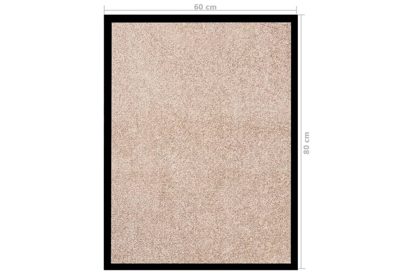 Dörrmatta beige 60x80 cm - Beige - Textilier & mattor - Mattor - Utomhusmattor - Dörrmattor & entrémattor