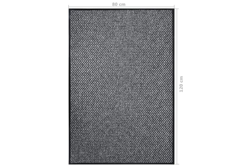 Dörrmatta grå 80x120 cm - Grå - Textilier & mattor - Mattor - Utomhusmattor - Dörrmattor & entrémattor