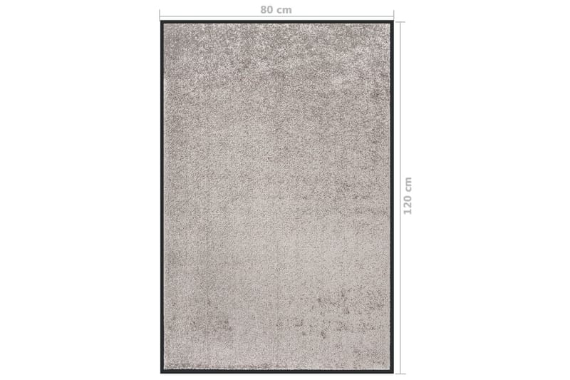 Dörrmatta grå 80x120 cm - Grå - Textilier & mattor - Mattor - Utomhusmattor - Dörrmattor & entrémattor
