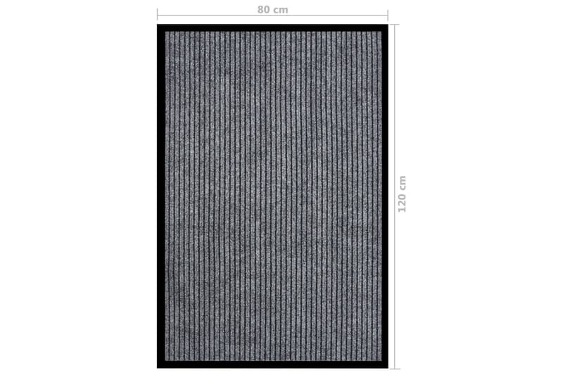 Dörrmatta grårandig 80x120 cm - Grå - Textilier & mattor - Mattor - Utomhusmattor - Dörrmattor & entrémattor