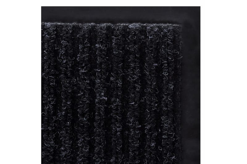 Dörrmatta svart 120x220 cm PVC - Svart - Dörrmattor & entrémattor
