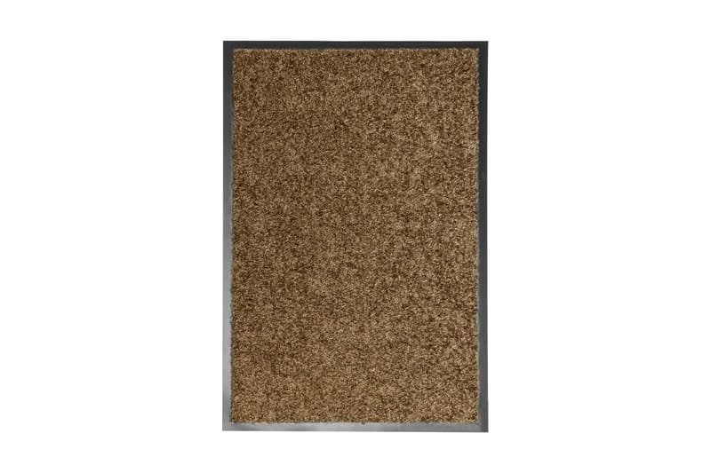 Dörrmatta tvättbar brun 40x60 cm - Brun - Textilier & mattor - Mattor - Utomhusmattor - Dörrmattor & entrémattor