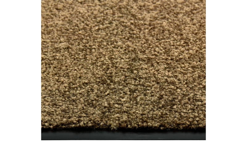 Dörrmatta tvättbar brun 60x90 cm - Brun - Textilier & mattor - Mattor - Utomhusmattor - Dörrmattor & entrémattor
