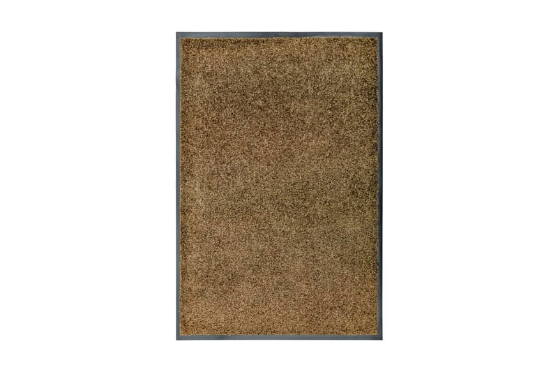 Dörrmatta tvättbar brun 60x90 cm - Brun - Textilier & mattor - Mattor - Utomhusmattor - Dörrmattor & entrémattor