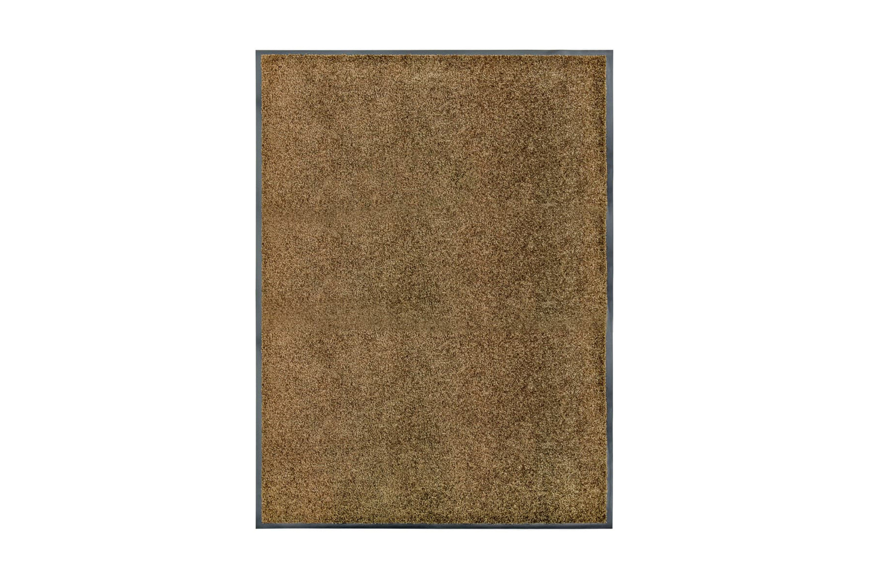 Dörrmatta tvättbar brun 90×120 cm – Brun