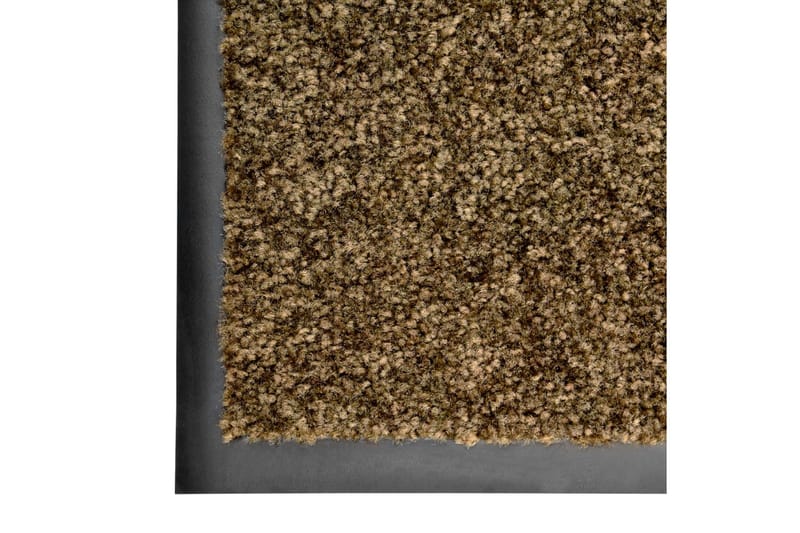 Dörrmatta tvättbar brun 90x150 cm - Brun - Textilier & mattor - Mattor - Utomhusmattor - Dörrmattor & entrémattor