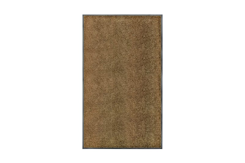 Dörrmatta tvättbar brun 90x150 cm - Brun - Textilier & mattor - Mattor - Utomhusmattor - Dörrmattor & entrémattor