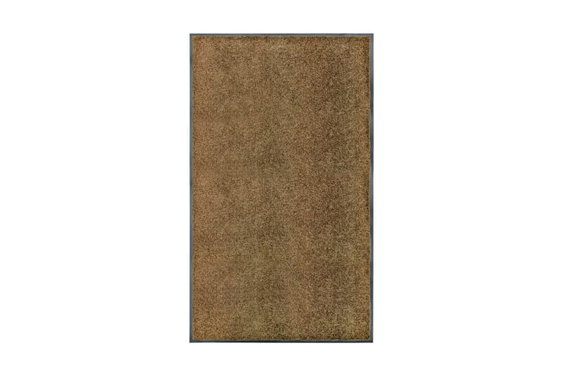 Dörrmatta tvättbar brun 90x150 cm - Brun - Dörrmattor & entrémattor