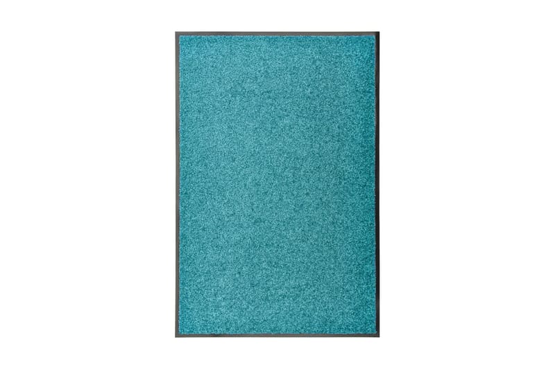 Dörrmatta tvättbar cyan 60x90 cm - Blå/Grön - Textilier & mattor - Mattor - Utomhusmattor - Dörrmattor & entrémattor