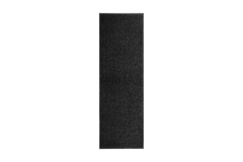 Dörrmatta tvättbar svart 60x180 cm - Svart - Dörrmattor & entrémattor