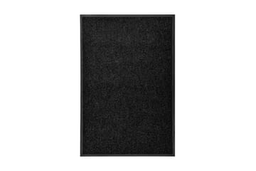 Dörrmatta tvättbar svart 60x90 cm