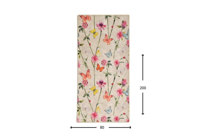 Fikret Entrematta 80x200 cm - Flerfärgad/Sammet - Textilier & mattor - Mattor - Utomhusmattor - Dörrmattor & entrémattor