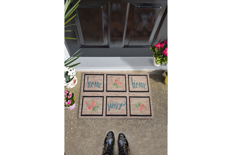 Hasiera Dörrmatta 45x70 cm - Flerfärgad - Textilier & mattor - Mattor - Utomhusmattor - Dörrmattor & entrémattor