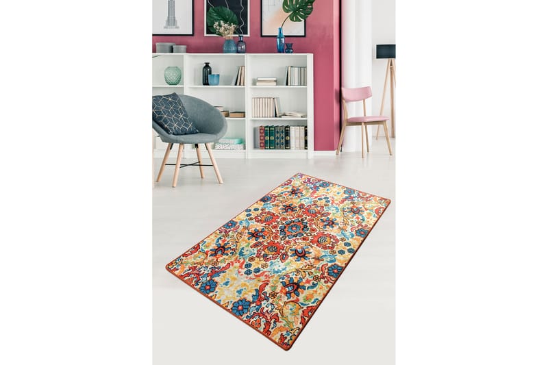 HUMORO Entrematta 80x200 cm Flerfärgad/Sammet - Textilier & mattor - Mattor - Utomhusmattor - Dörrmattor & entrémattor