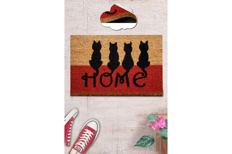 Nazmin Dörrmatta 40x60 cm Rektangulär, Flerfärgad