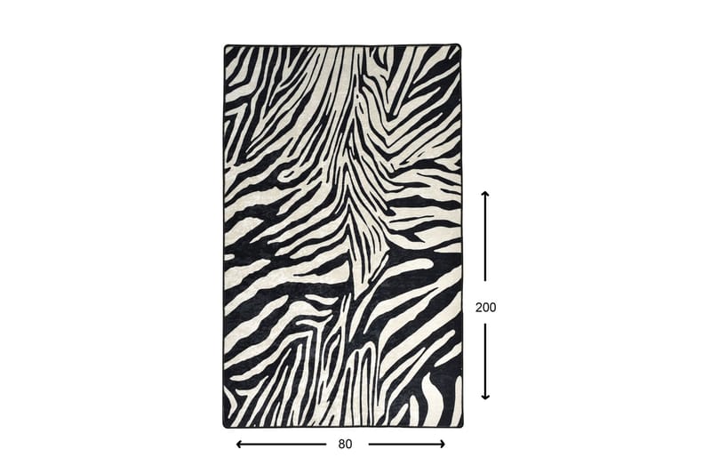 ZEBRA Entrematta 80x200 cm Flerfärgad/Sammet - Textilier & mattor - Mattor - Utomhusmattor - Dörrmattor & entrémattor