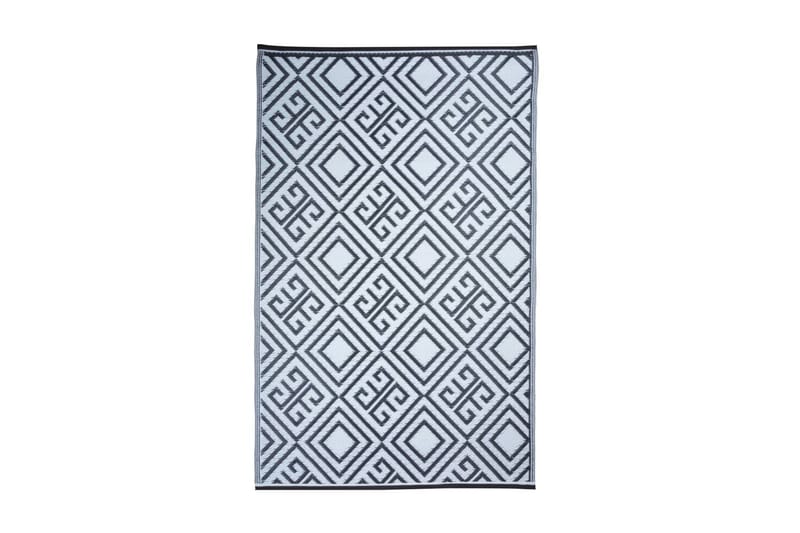 Esschert Design Utomhusmatta 120x186 cm grafisk OC12 - Svart - Textilier & mattor - Mattor - Utomhusmattor