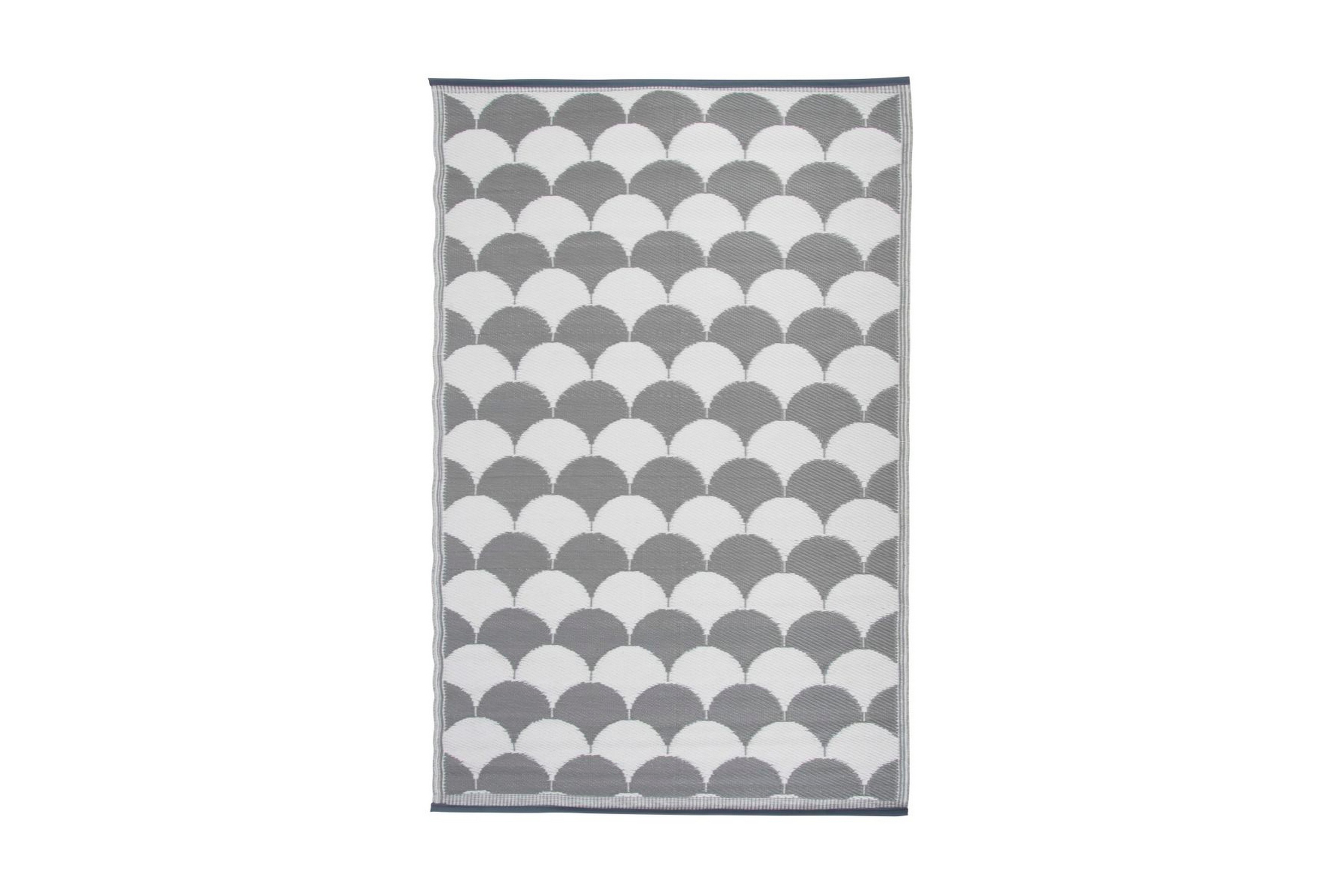 Esschert Design Utomhusmatta 180×121 cm grå och vit OC24 – Flerfärgad