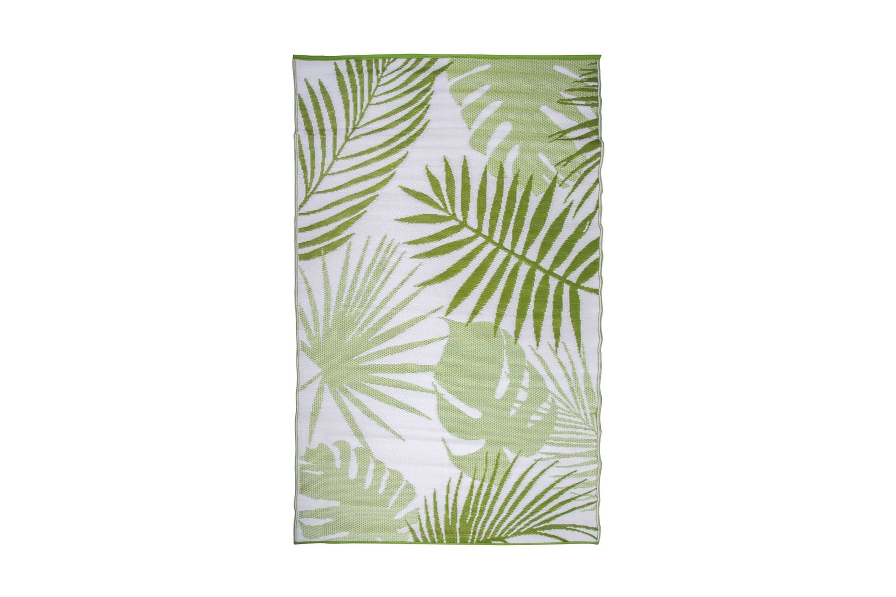 Esschert Design Utomhusmatta 241×152 cm djungelblad OC22 – Grön
