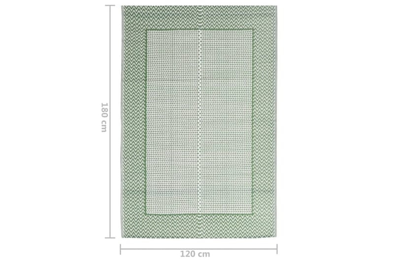Utomhusmatta grön 120x180 cm PP - Grön - Utomhusmattor