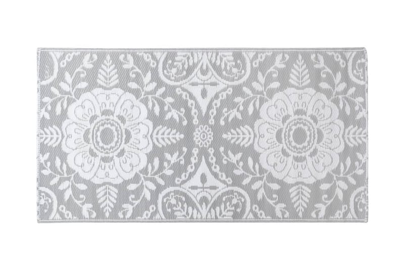 Utomhusmatta ljusgrå 120x180 cm PP - Grå - Textilier & mattor - Mattor - Utomhusmattor