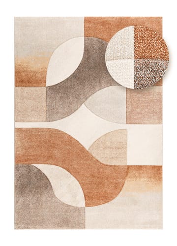 Maskinvävd Matta Brilliance Shape 140x200 cm - rost - Textilier & mattor - Mattor - Utomhusmattor - Balkongmatta