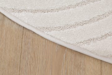 Maskinvävd Matta Genova Zen Rund 120 cm - vit - Textilier & mattor - Mattor - Utomhusmattor - Balkongmatta