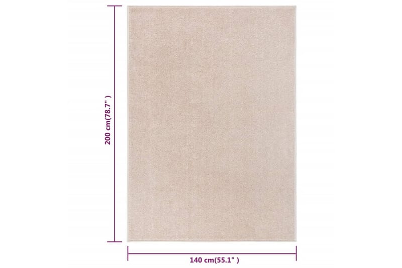 Matta 140x200 cm mörk beige - Beige - Textilier & mattor - Mattor - Utomhusmattor - Plastmattor