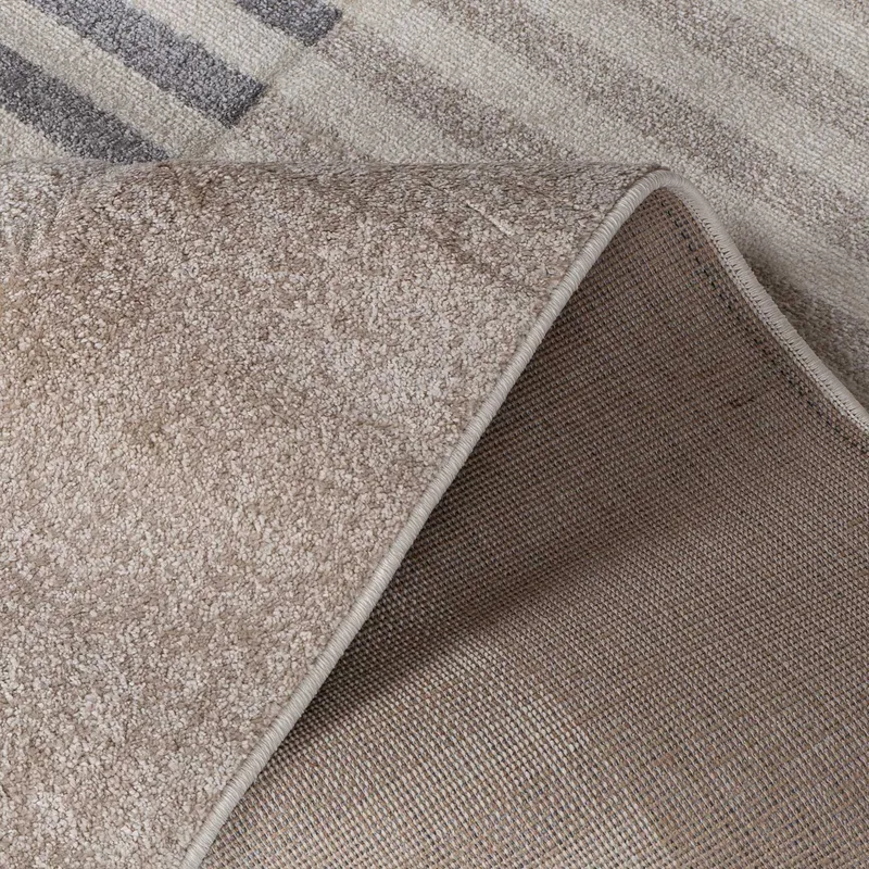 Matta Navon Carved 100x150 cm - Grå/Beige - Textilier & mattor - Mattor - Utomhusmattor - Balkongmatta